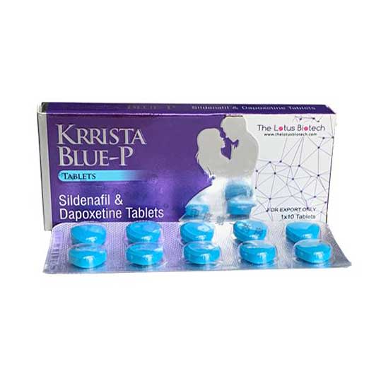 印度巅峰蓝P KRRISTA BLUE-P 万艾可双效片 10s价格